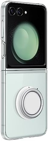 SAMSUNG Galaxy Z Fold5 Clear Gadget Phone Case, Protective Cover with Grip, Kickstand, Accessories and Attachments Included, US Version, EF-XF731CTEGUS, Transparent - Image 2