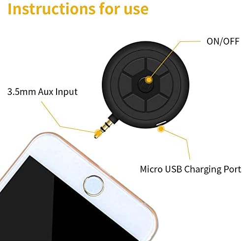 Mini Portable Speaker, 3W Mobile Phone Speaker Line-in Speaker with Clear Bass 3.5mm AUX Audio Interface, Plug and Play for iPhone, iPad, iPod, Tablet, Smartphone - Image 5