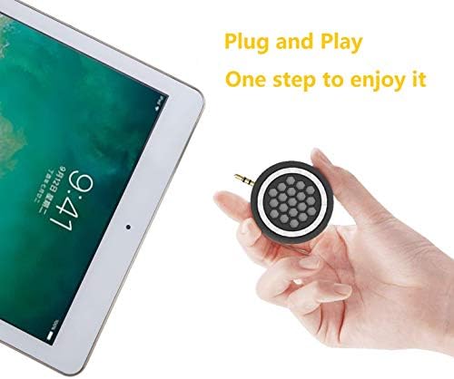 Mini Portable Speaker, 3W Mobile Phone Speaker Line-in Speaker with Clear Bass 3.5mm AUX Audio Interface, Plug and Play for iPhone, iPad, iPod, Tablet, Smartphone - Image 3