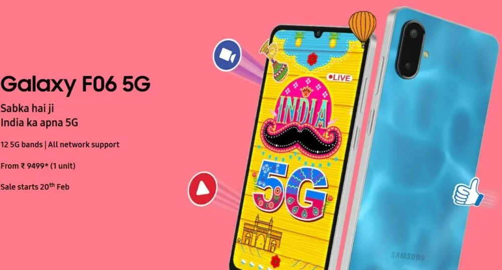 Samsung has launched the Galaxy F06 5G in India!